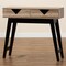 Baxton Studio Wales ModernLight Brown Finished Wood 2-Drawer Console Table 196-11914-ZORO - alternate 5